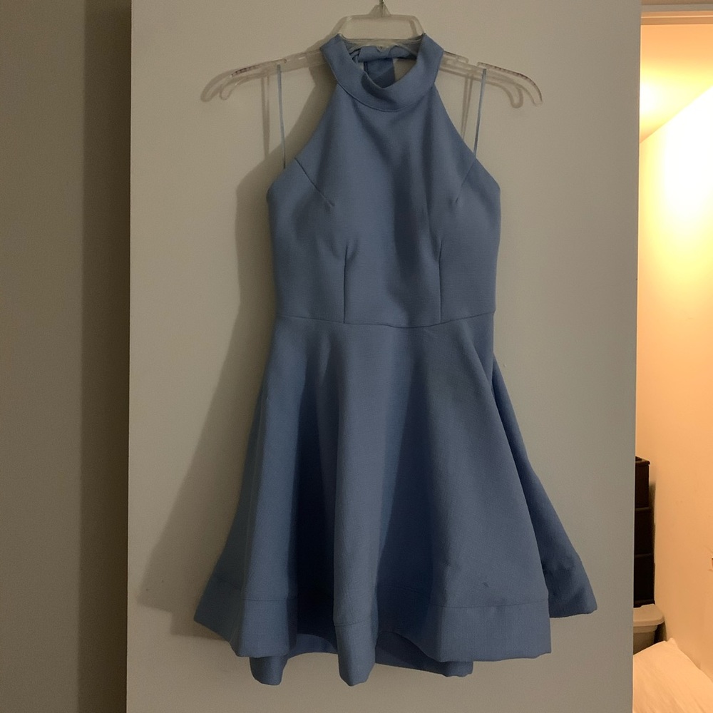 Sky blue dress
